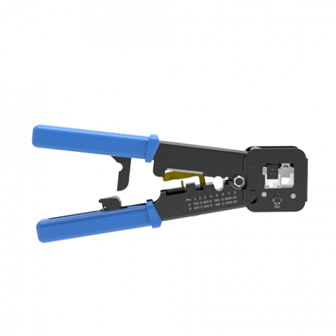 Cleste profesional pentru sertizare mufe Pass Through  RJ45 / RJ11 / RJ12 [2]