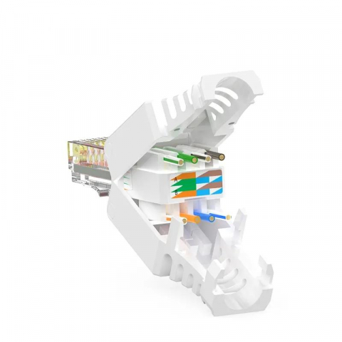 Conector Cat 6 UTP, FTP Rj45 Tool-less, Autosertizare [1]