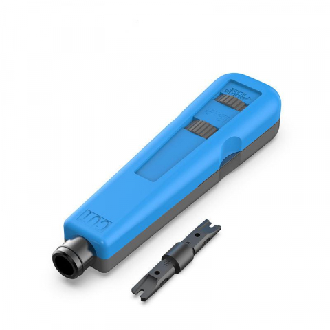 Instrument sertizat profesional, Punch Down Tool, Albastru [4]