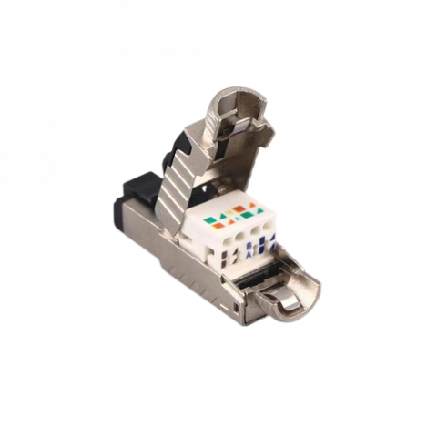 Mufa Rj45 Cat.8 ecranata Tool-less Modular, Autosertizare [5]