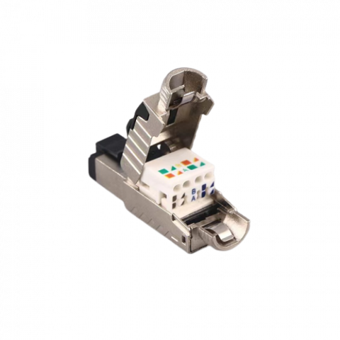 Mufa Rj45 Cat.8 ecranata Tool-less Modular, Autosertizare [1]