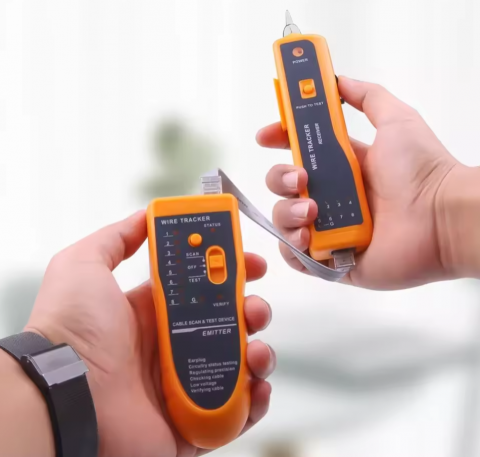 Tester de retea RJ45 cu cable Tracker, Portocaliu [2]