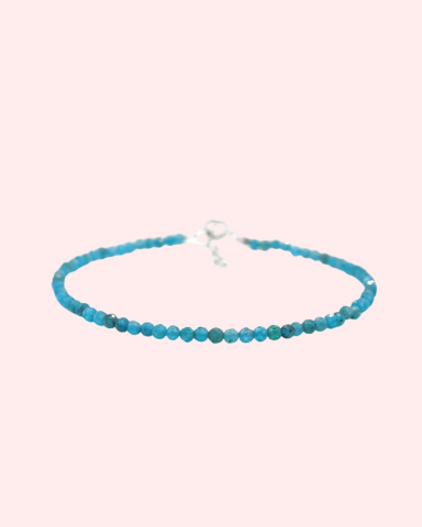 Set brățări spinel & apatit – elegant, reglabil, fațetat | Bijuterii Semiprețioase [3]