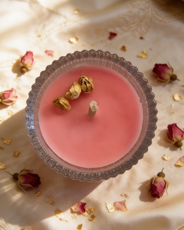 Lumânări - SHIRO - HE-WU-AN, lumânare din ceara de albine și ceară de cocos