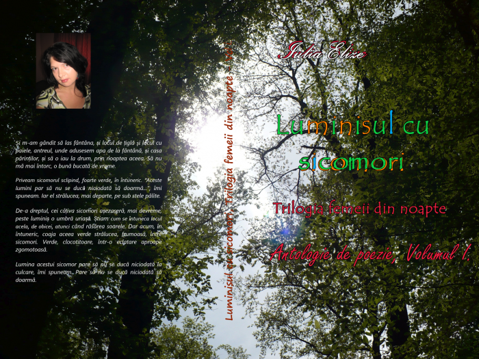 Iulia Elize - ”Luminișul cu sicomori” (Trilogia femeii din noapte, Volumul I.) [4]