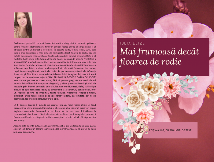 Iulia Elize - ”Mai frumoasă decât floarea de rodie” - Variantă II. (EDIȚIA A III-a de carte) [4]