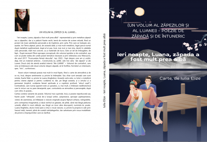 Iulia Elize - ”Ninsese mult, Luana Anghelos, iar dumneata aveai numai bundița ta roșie făcută din petale” - Poezie [4]