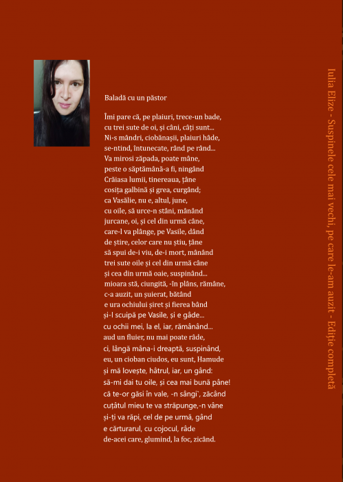 Iulia Elize - ”Suspinele cele mai vechi, pe care le-am auzit”, Ediția II., Completă [3]