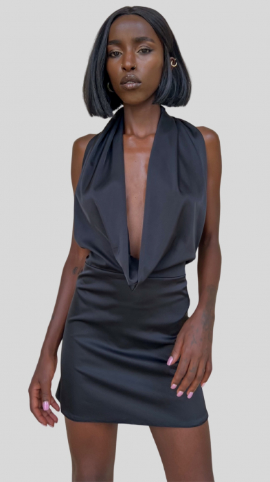 Rochie de seară neagră – Eleganță sofisticată și mister [1]