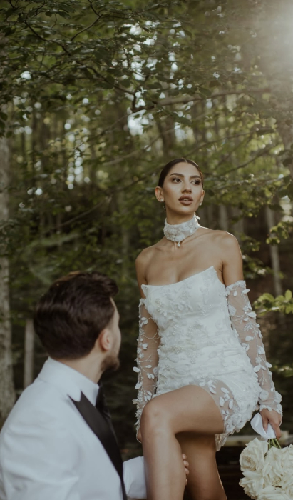 SERENE Bridal Mini Dress [3]