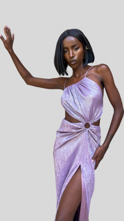Statement Evenings - Rochie din voal metalizat– Eleganță și senzualitate într-o piesă unică