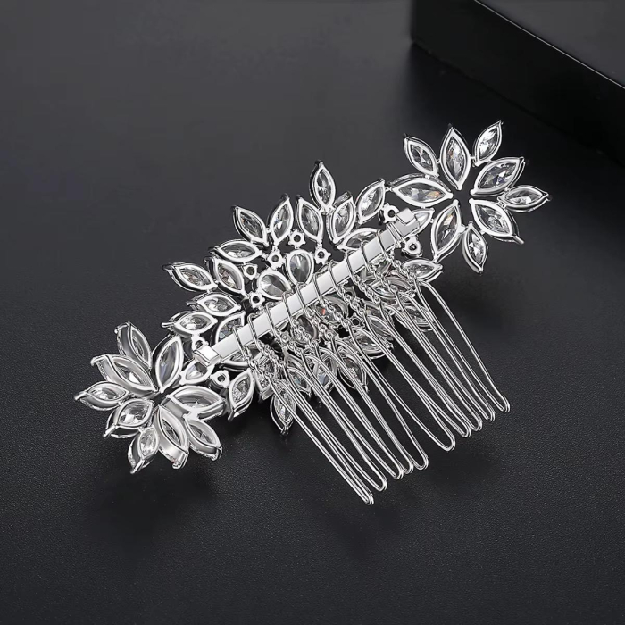 Accesoriu de par “Anna” cu cristale Zirconiu Cubic [3]