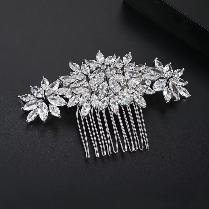 Accesoriu de par “Anna” cu cristale Zirconiu Cubic [2]
