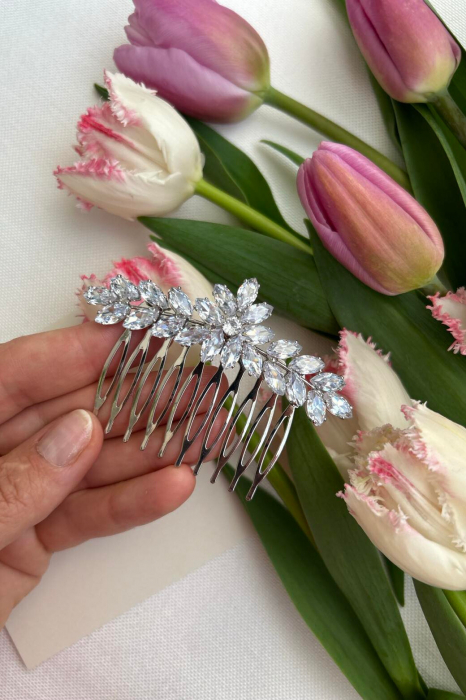 Accesoriu de par “GORGEOUS” cu cristale Zirconiu Cubic [4]
