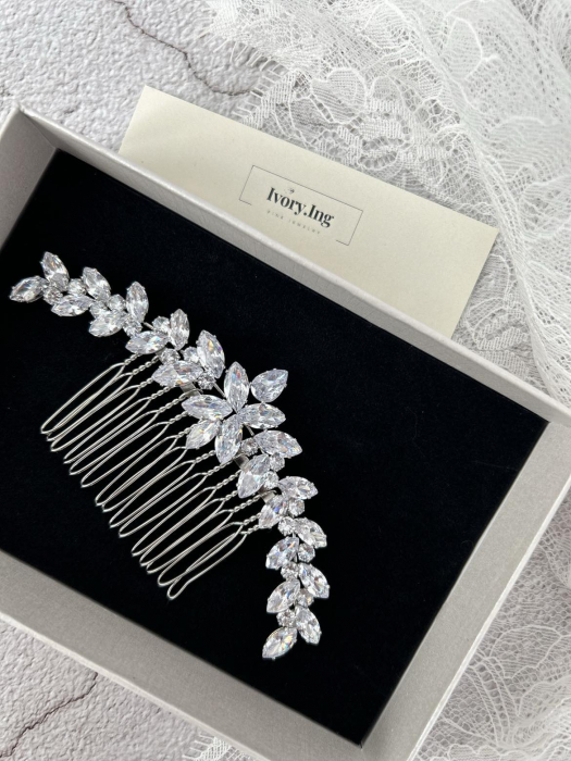 Accesoriu de par “Othilia” cu cristale Zirconiu Cubic [3]