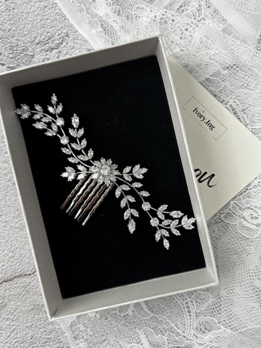 Accesoriu de par "Symphony" cu cristale Zirconiu Cubic [1]
