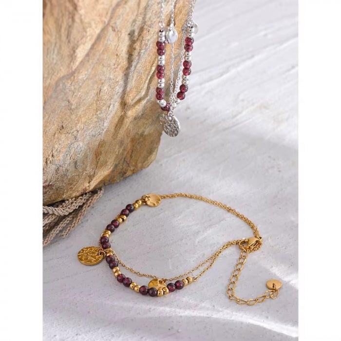 Brățară pentru gleznă 2169– Detalii boeme și accente elegante [2]