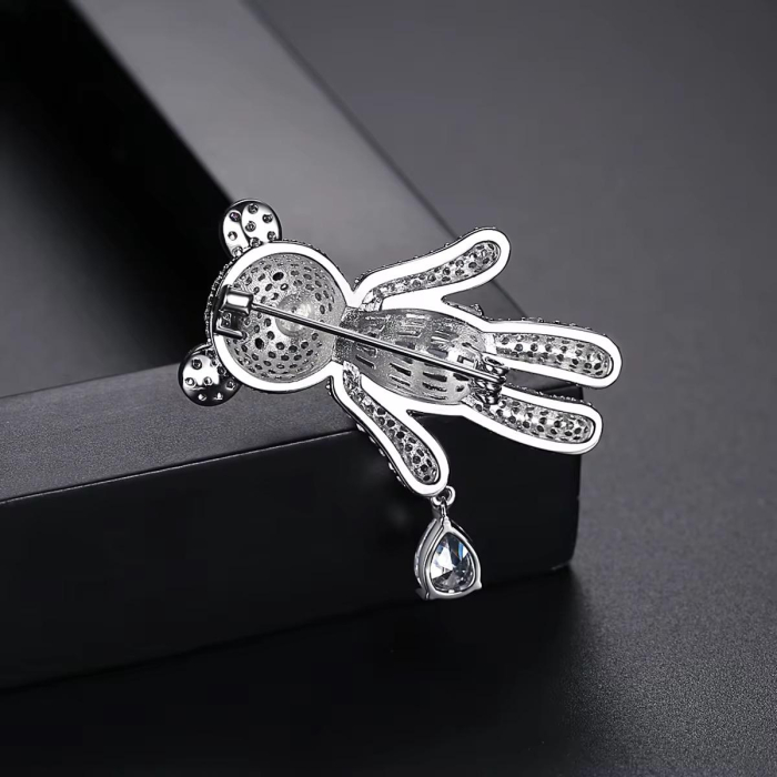 Broșă Ursuleț Luxury cu Cristale Zirconiu Cubic [5]