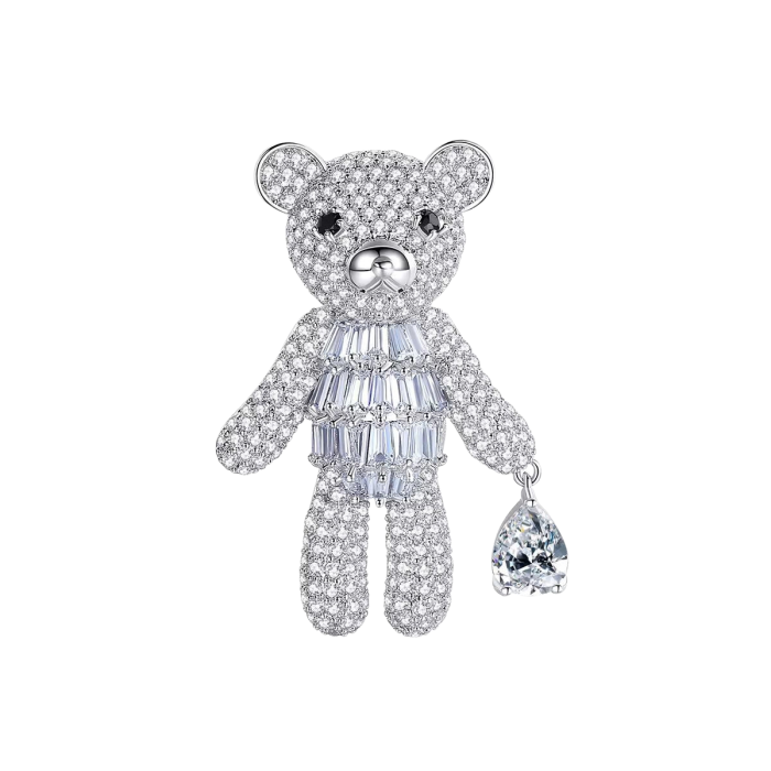 Broșă Ursuleț Luxury cu Cristale Zirconiu Cubic [3]
