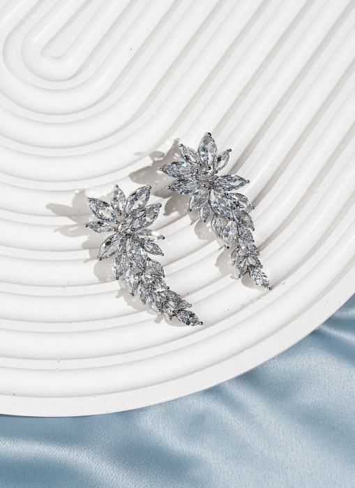 Cercei "Luxury  Marquise", Zirconiu Cubic [2]