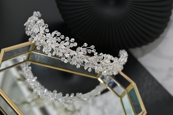 Diadema AVA, romantică, strălucitoare, cu Zirconiu Cubic [2]