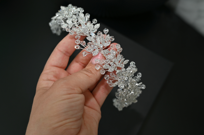 Diadema AVA, romantică, strălucitoare, cu Zirconiu Cubic [3]