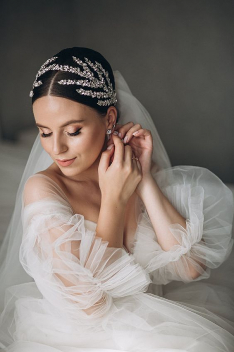 Diadema “BAROQUE” cu cristale Zirconiu Cubic [1]