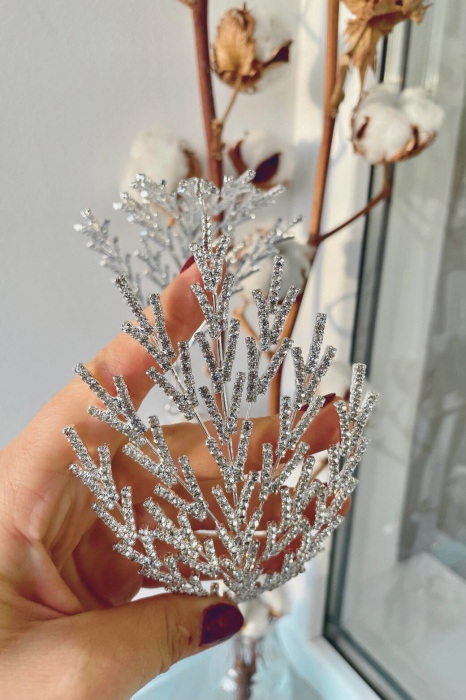 Diadema “FINESSE” cu cristale Zirconiu Cubic [2]