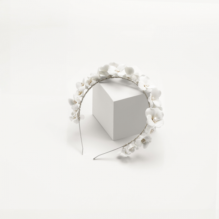 Diadema “FLOWERS & PEARLS” [2]