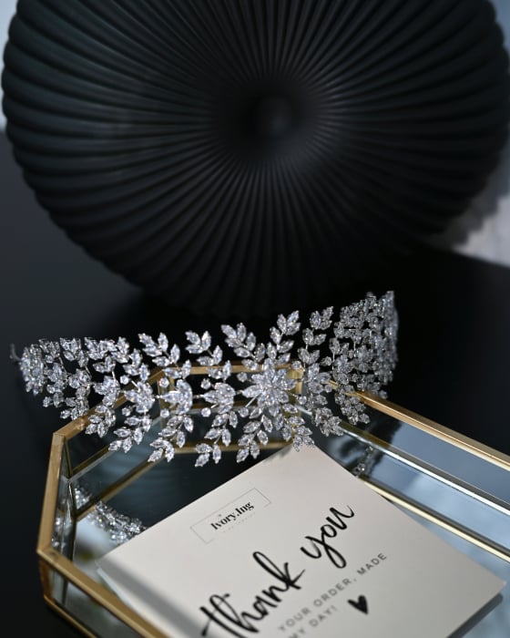 Diadema  “Iris” cu cristale Zirconiu Cubic [2]