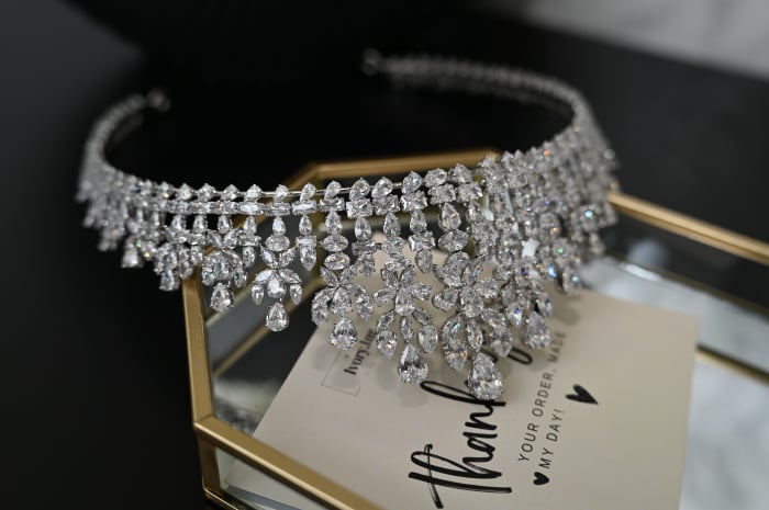Tiara “Katherine” cu cristale Zirconiu Cubic [3]