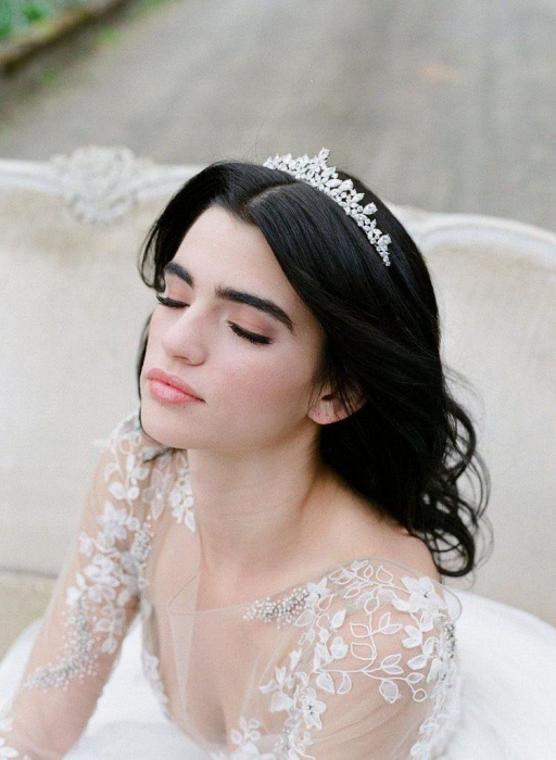 Tiara Zirconiu Cubic "Small Flowers" [3]
