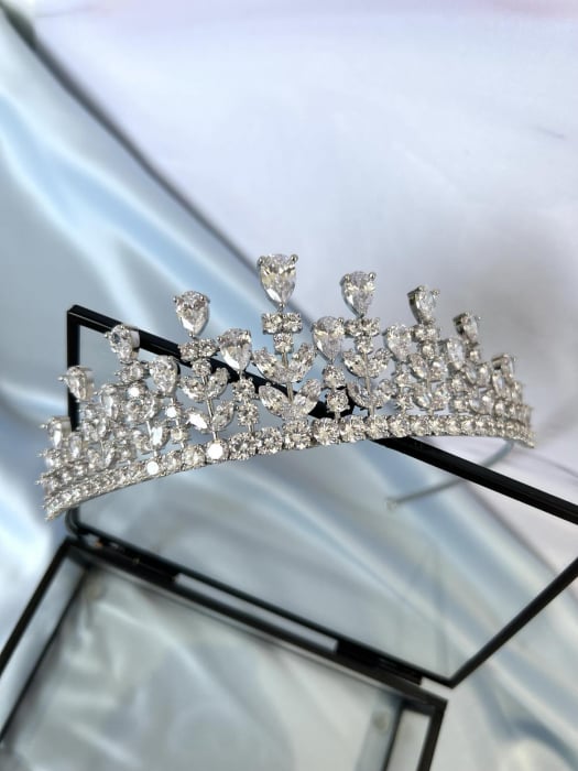 TIARA “ROYAL” cu cristale Zirconiu Cubic [4]