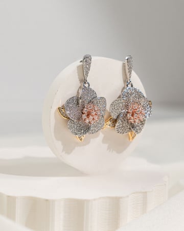 Cercei "Glammy" cu cristale Zirconiu Cubic [2]
