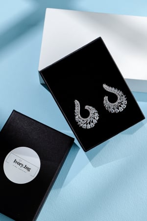 Cercei eleganti "Luna" Zirconiu Cubic [1]