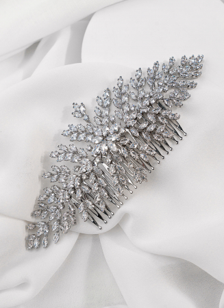 Piepteni & Pini - Accesoriu pieptan "Queen", elegant cu cristale Zirconiu Cubic