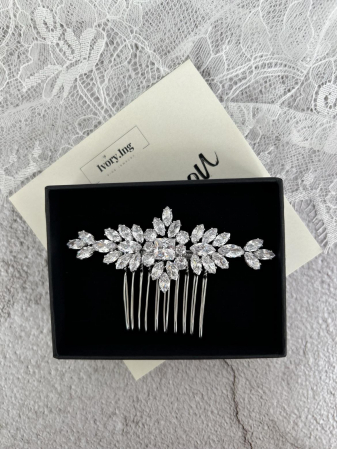 Accesoriu de par “Anna” cu cristale Zirconiu Cubic [3]