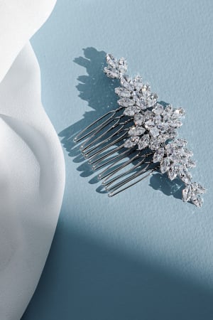 Accesoriu de par “Anna” cu cristale Zirconiu Cubic [2]