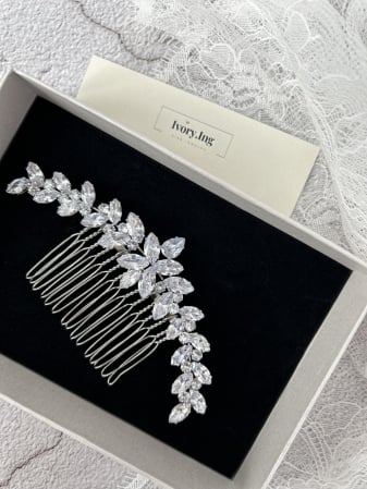 Accesoriu de par “Othilia” cu cristale Zirconiu Cubic [2]