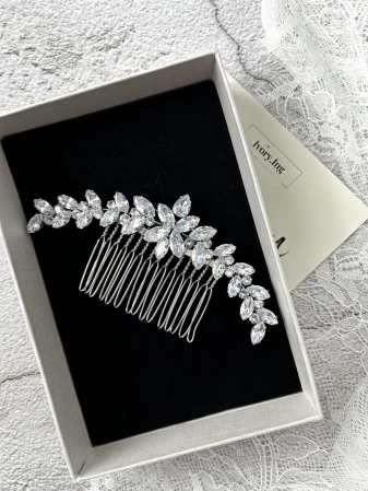 Piepteni & Pini - Accesoriu de par “Othilia” cu cristale Zirconiu Cubic