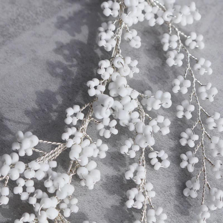 Accesoriu mireasa "LIANA" ramuri perle albe [1]