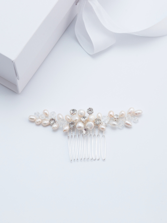 Accesoriu  “Perla” cu cristale si perle naturale [1]