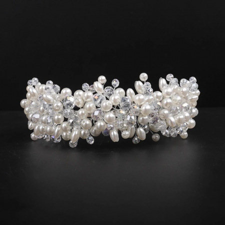 Accesorii de par - Bentita “Lucia” cu perle