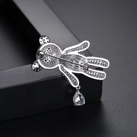 Broșă Ursuleț Luxury cu Cristale Zirconiu Cubic [4]