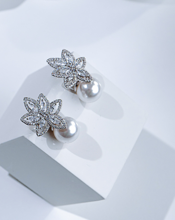 Cercei "Ariel", Zirconiu Cubic [1]