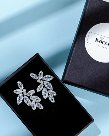 Produse - Cercei "Fashion Marquise", Zirconiu Cubic