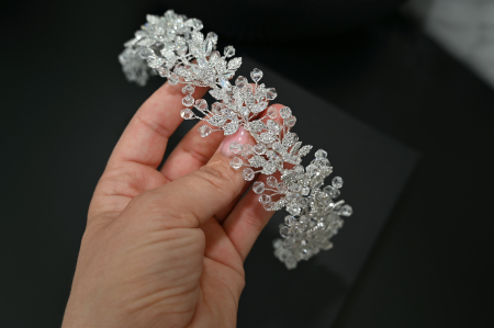 Diadema AVA, romantică, strălucitoare, cu Zirconiu Cubic [2]