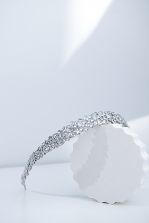 Diadema de par “Cosmos” cu cristale Zirconiu Cubic [1]