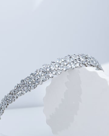 Diadema de par “Cosmos” cu cristale Zirconiu Cubic [2]