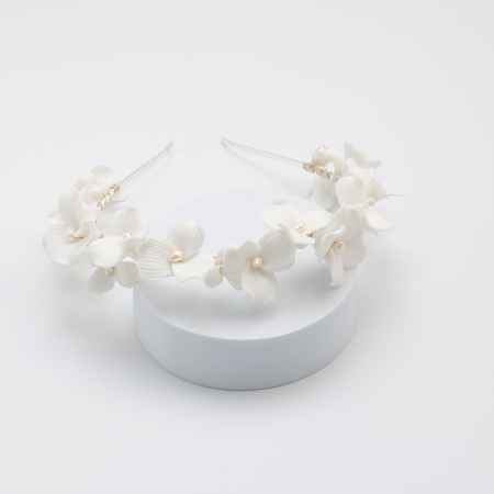Diadema “FLOWERS & PEARLS” [3]